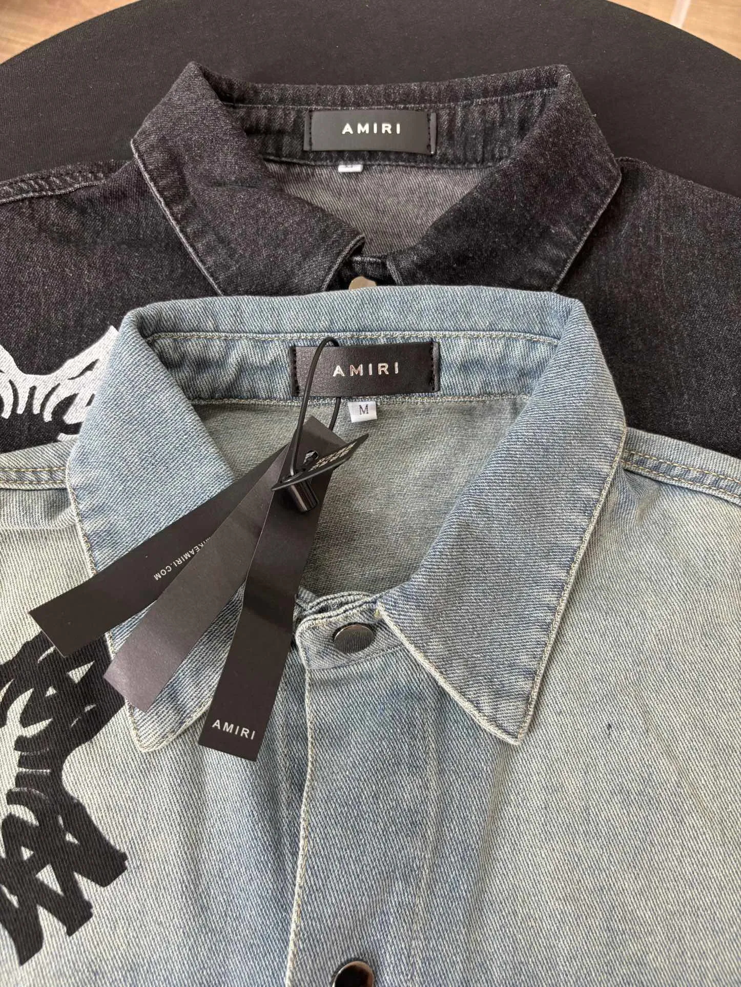8886 p220 new AMIRI denim shirt M. L. XL