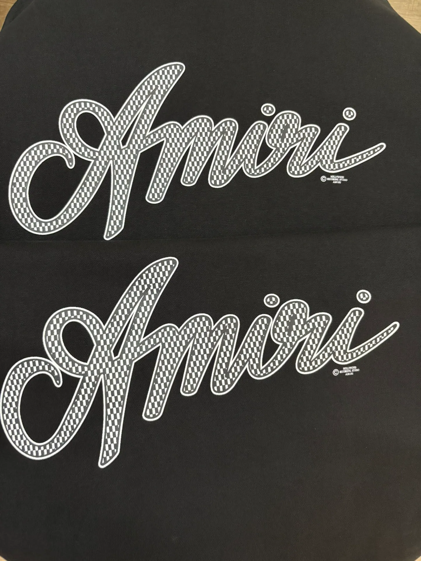 895 P220 autumn and winter new product AMIRI real shot sweatshirt black hanging shot S. M. L. XL
