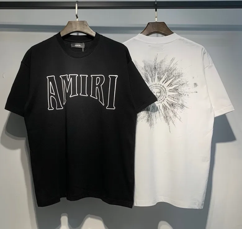 696 P120 AMIRI real shot black white hanging S. M. L. XL