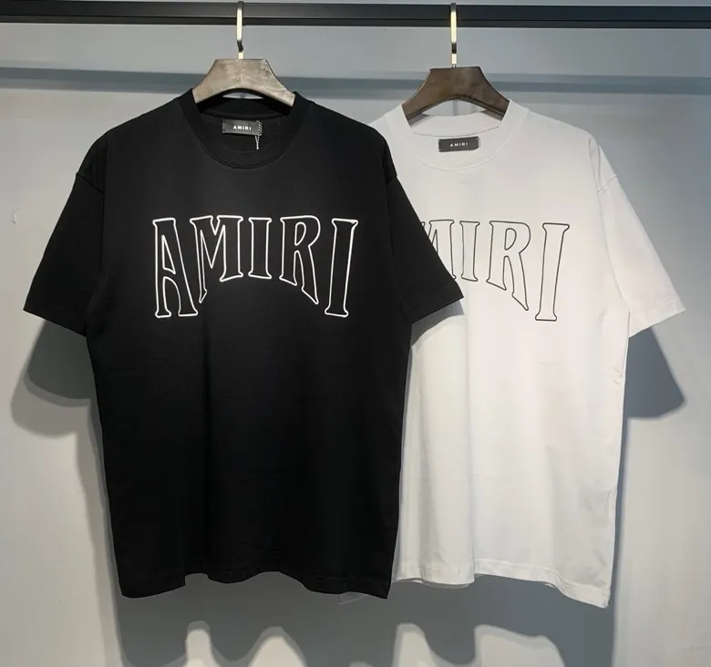 696 P120 AMIRI real shot black white hanging S. M. L. XL