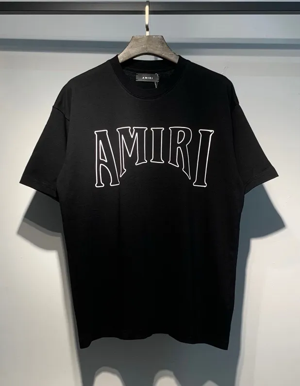 696 P120 AMIRI real shot black white hanging S. M. L. XL