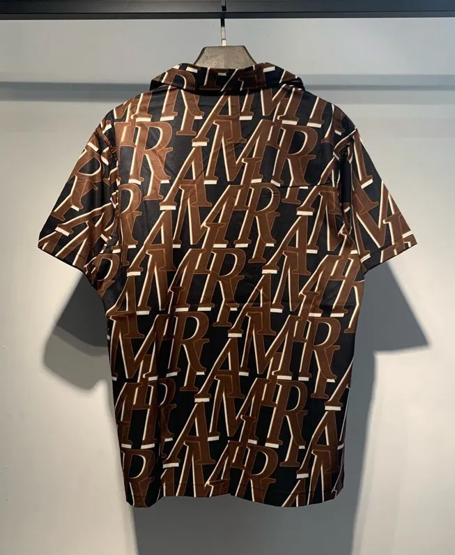1089 P146 2025 new short-sleeved shirt AMIRI shirt S. M. L. XL