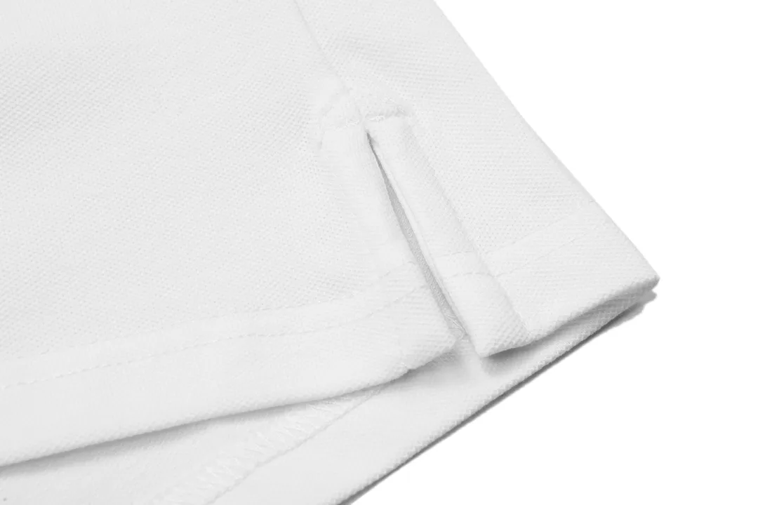 🅿️190 ami 2025 new love embroidered logo couple style casual polo shirt ·Customized pique cotton fabric ·Imported Tajima machine embroidery technology ·Collar label, hangtag, main mark and three labels complete Color: White Size: M-XXXL