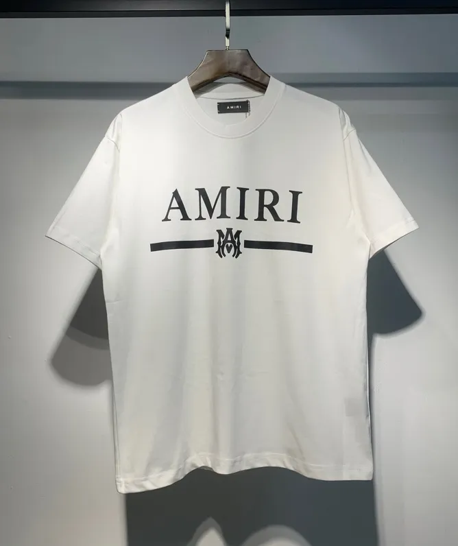 679 model P114 AMIRI real shot black white hanging shot S. M. L. XL