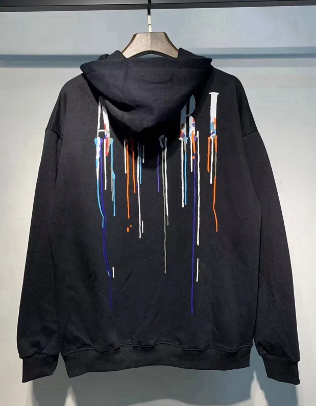 869 model P230 AMIRI real shot, sweatshirt white, black hanging shot S. M. L. XL