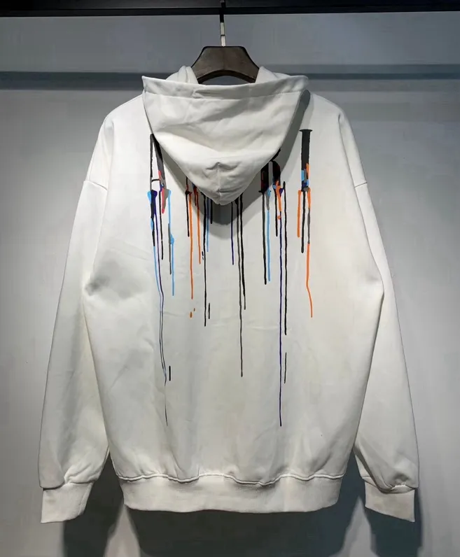 869 model P230 AMIRI real shot, sweatshirt white, black hanging shot S. M. L. XL
