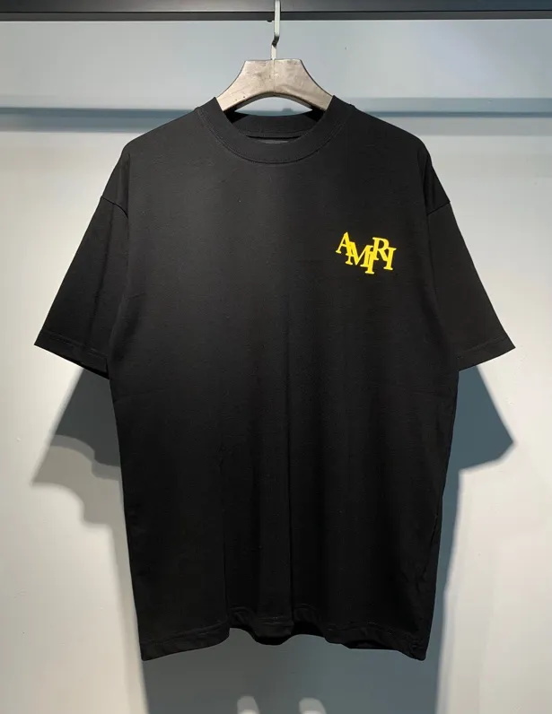 684 model P120 AMIRI real shot black white hanging shot S. M. L. XL