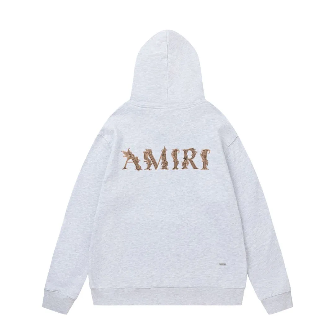 7168#P310AMIRI lace embroidery LOGO, color: black, floral gray white, size: S M L XL