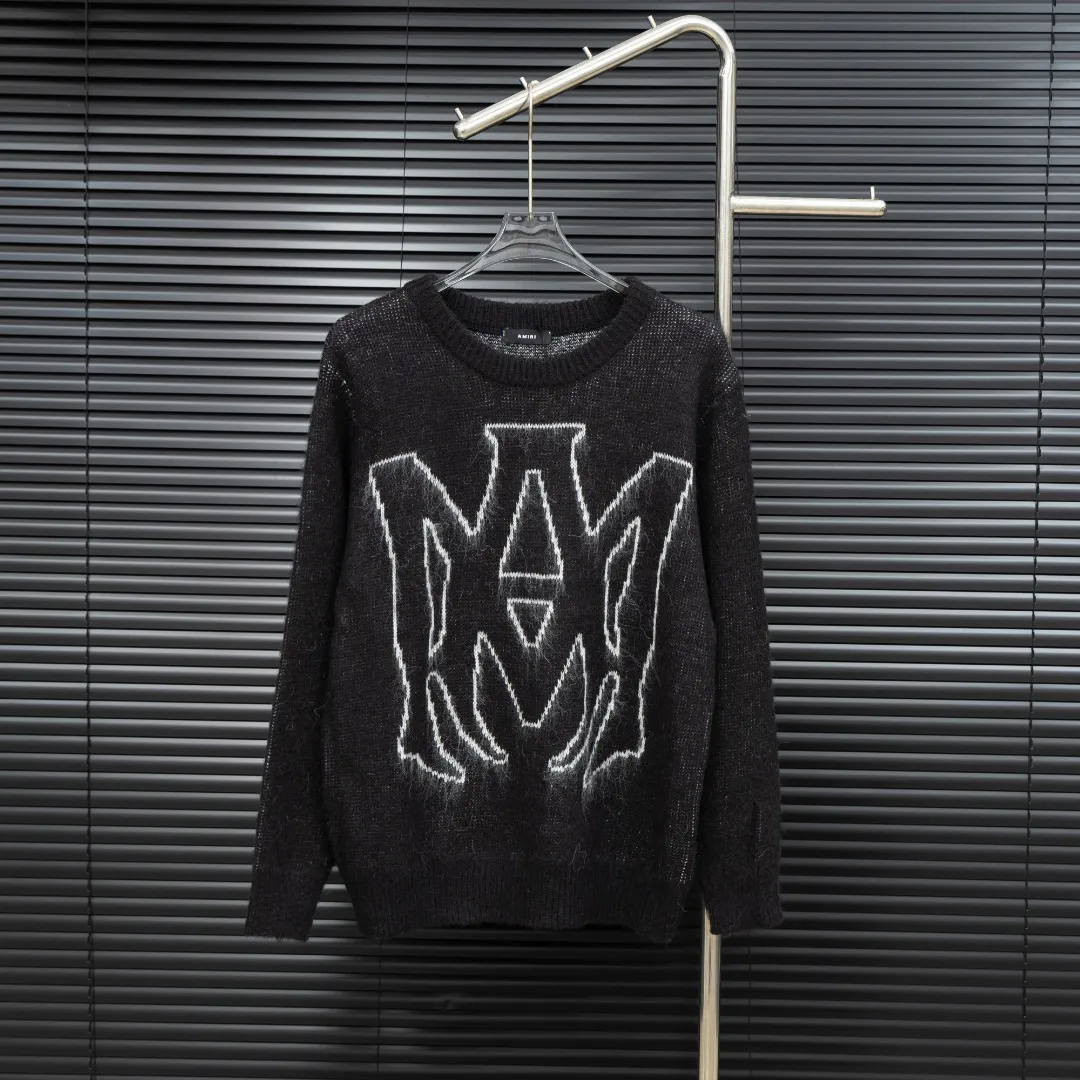 P300 Style: AMIRI seahorse M LOGO long-sleeved sweater Size: S-XXL Fabric: Wool blend Accessories: Full set of customized original accessories No gender distinction, same style for men and women