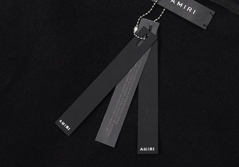 Style number: 875 P220 Fabric: 360g pure cotton terry sweatshirt AMIRI 2025 autumn and winter new logo hooded terry sweatshirt high street unisex loose classic letter jacket Color: Black White Size: S M L XL