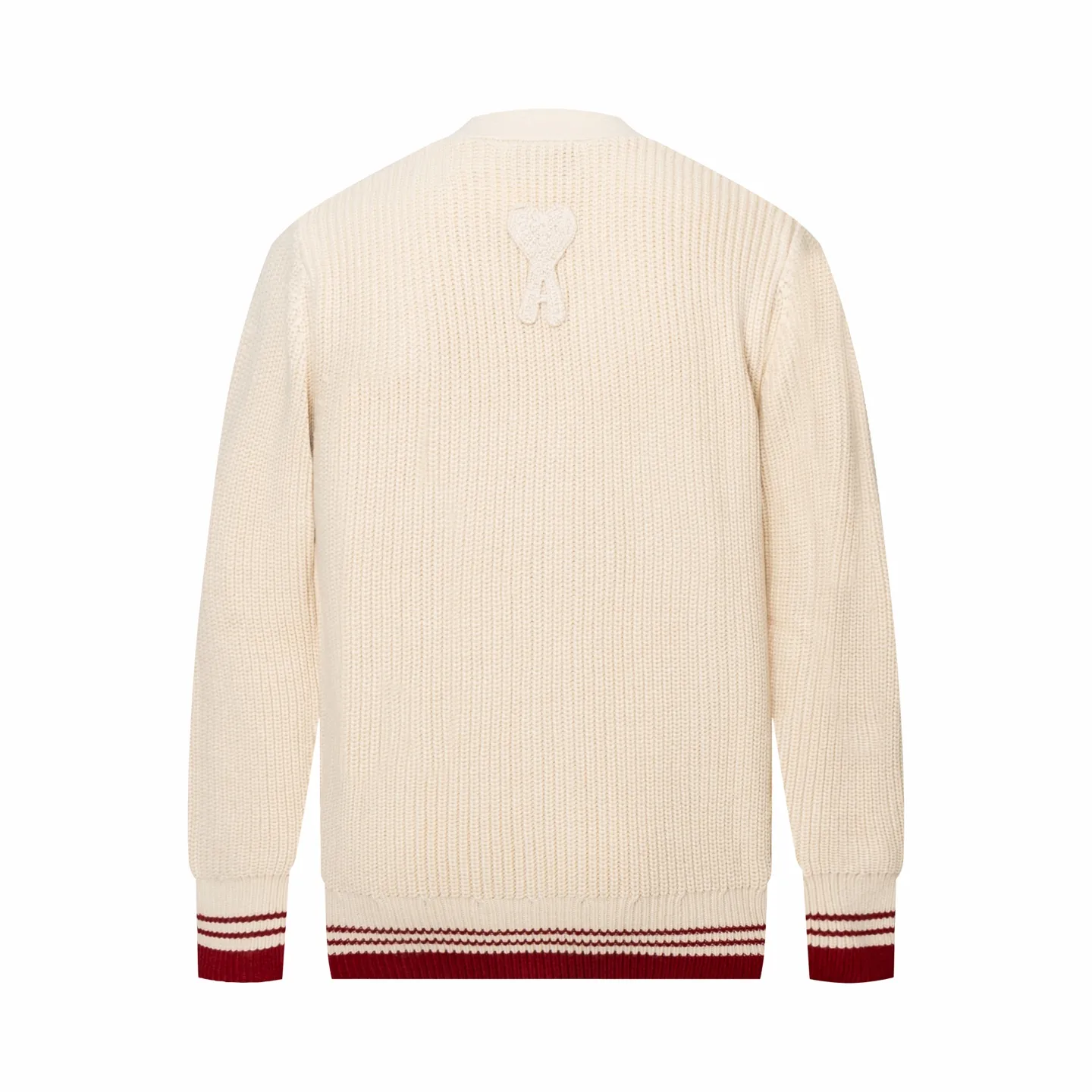 🅿️600 Ami woven love stripe contrasting V-neck knitted cardigan (apricot color). The original version was purchased for 2,759 and developed. The fabric is made of alpaca wool to maintain a stable shape. The stitching is even and firm, and the details are meticulously handled, reflecting the brand's strict control over quality. The overall design is simple and elegant, suitable for various occasions. Whether it is business or leisure, it can show an elegant and decent style. The overall wiring is straight and delicate, the fabric is comfortable and soft, and the color is consistent without color difference. It can be matched with the same style to create a fashionable look, and can be used in various occasions. Customized accessories, complete with three standards, the same style for men and women. Size:S-M-L-XL