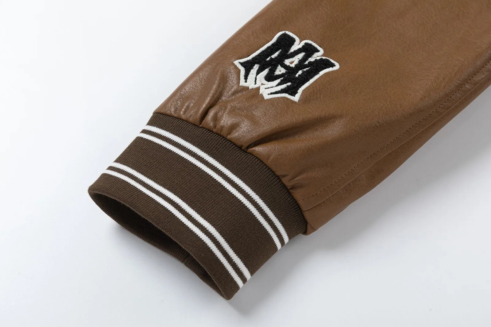 7161#P490AMIRI Eagle embroidery LOGO. Color: black, brown. Size: S M L XL
