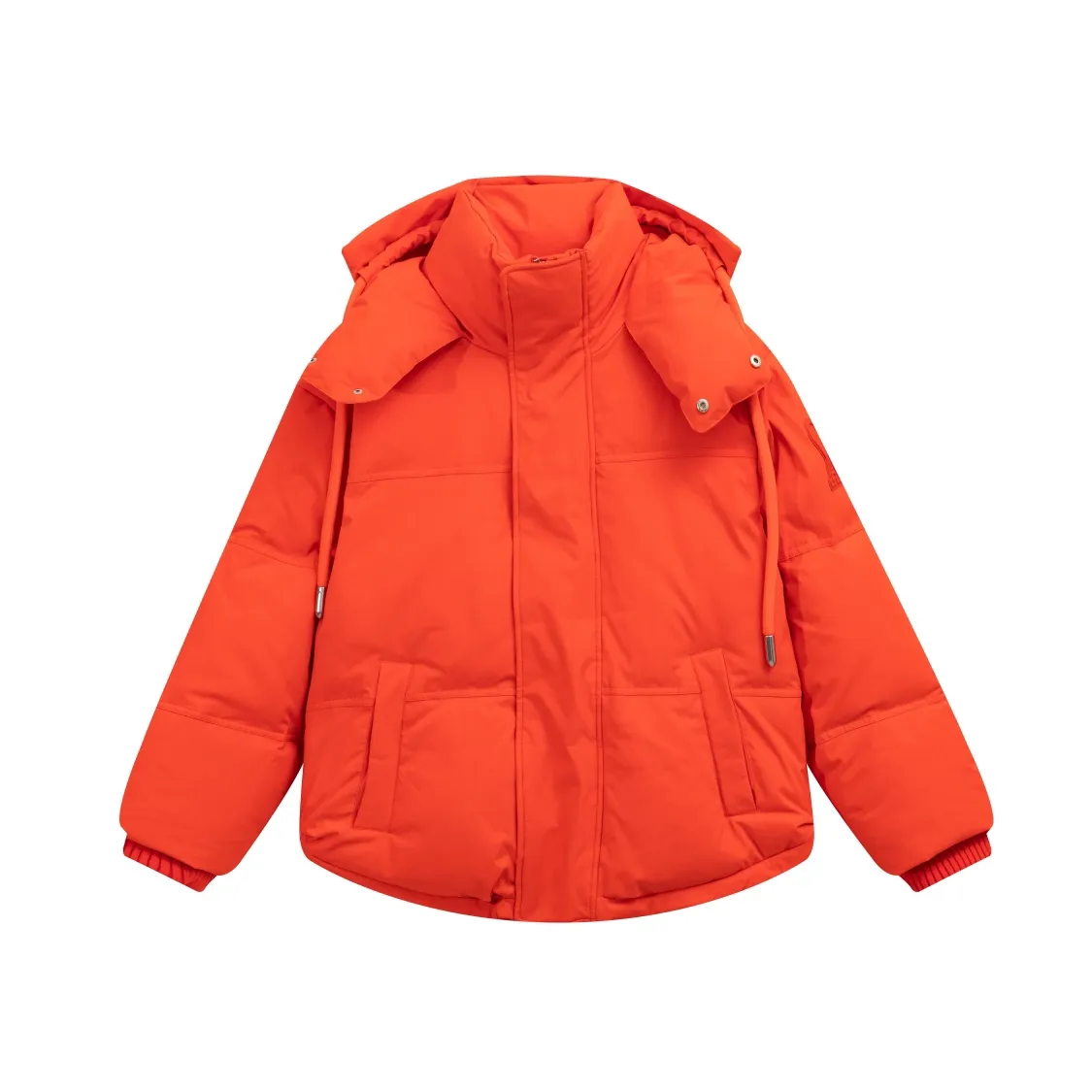 ami paris 22 winter small love solid color down jacket, original order from European trading company, original mold opening, extreme details, unique double-layer lightweight bonded nylon fabric, carefully crafted, windproof, waterproof, highly breathable, warm, elastic and wear-resistant. It is a multi-functional fabric. The lining is made of fine and dense renewable microfiber fabric. It feels light and soft and has a delicate texture. The down has excellent loft. You can also feel its loft through real photos. 800 fill power, filled with 90% white duck down. The down filling is very full, the highest version. Color: black, white, dark gray, orange. Size: S-XL (size specifications are consistent with G Net)