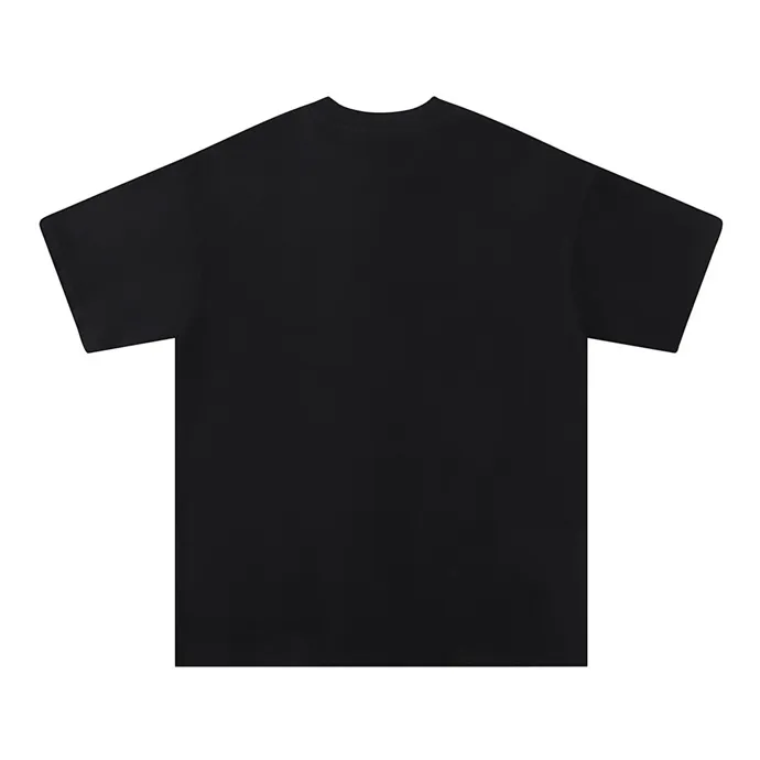 Style number: 654 P114 Fabric: 260g double yarn AMIRI 2025 spring and summer new logo round neck T-shirt high street unisex style loose classic short-sleeved color: black white code number: S M L XL