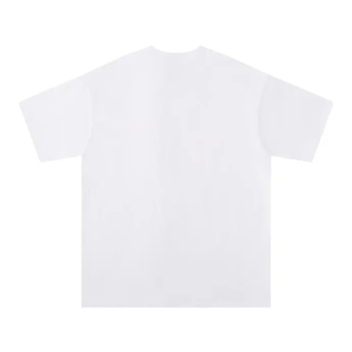 Style number: 654 P114 Fabric: 260g double yarn AMIRI 2025 spring and summer new logo round neck T-shirt high street unisex style loose classic short-sleeved color: black white code number: S M L XL