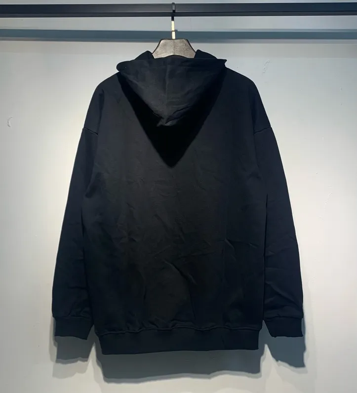 882 model P220 high quality 360g pure cotton terry AMIRI real shot sweatshirt black hanging shot S. M. L. XL