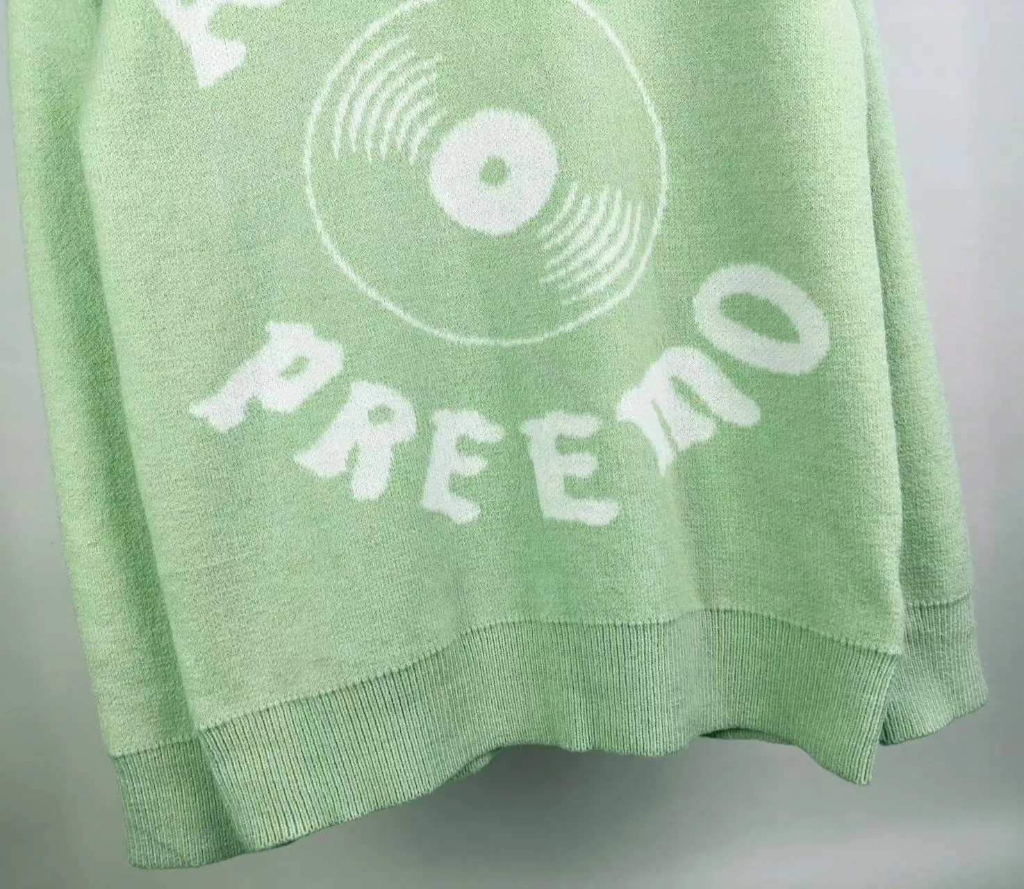 P240 🎉🎉AMIRI autumn and winter new style, partial jacquard letter logo on the front, European and American style sweater, color: fluorescent green, brown, black, size: S M L XL XXL