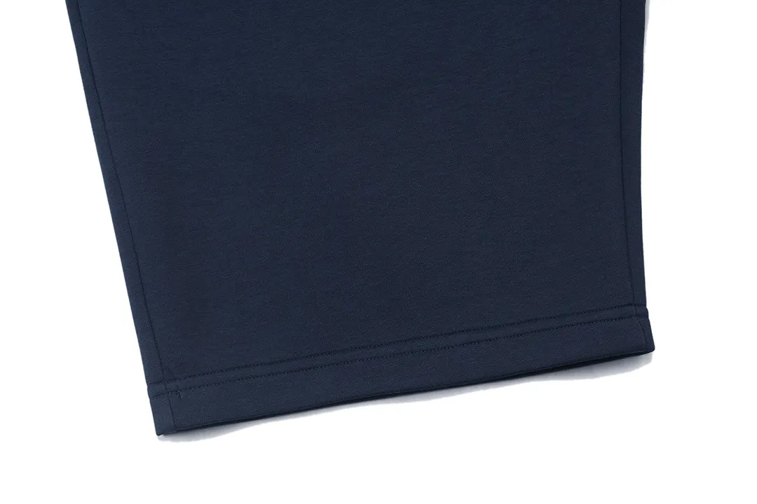 🅿️200 AMI 2025 new style, light luxury, embroidered love letter logo, essential for daily commuting for men and women, casual shorts ·Customized terry fabric ·Elastic + drawstring adjustable waistband ·Imported machine high-density embroidery technology ·Waist label, tag, three wash marks complete Color: dark blue Size: M L XL XXL XXXL