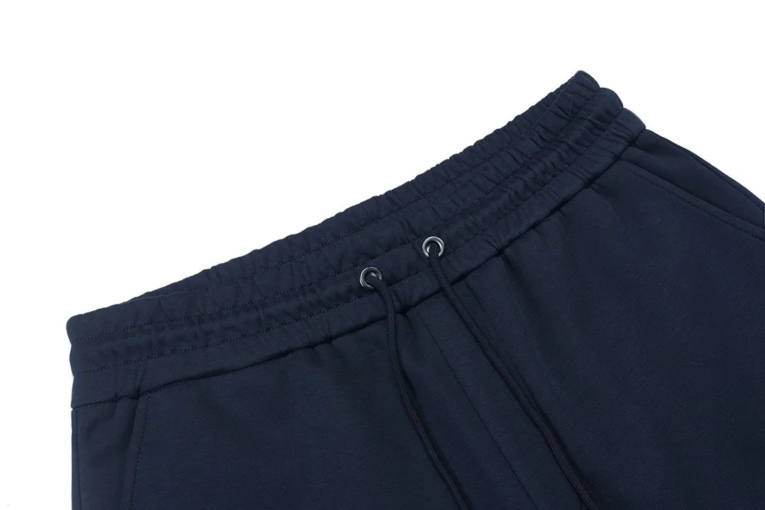 🅿️200 AMI 2025 new style, light luxury, embroidered love letter logo, essential for daily commuting for men and women, casual shorts ·Customized terry fabric ·Elastic + drawstring adjustable waistband ·Imported machine high-density embroidery technology ·Waist label, tag, three wash marks complete Color: dark blue Size: M L XL XXL XXXL