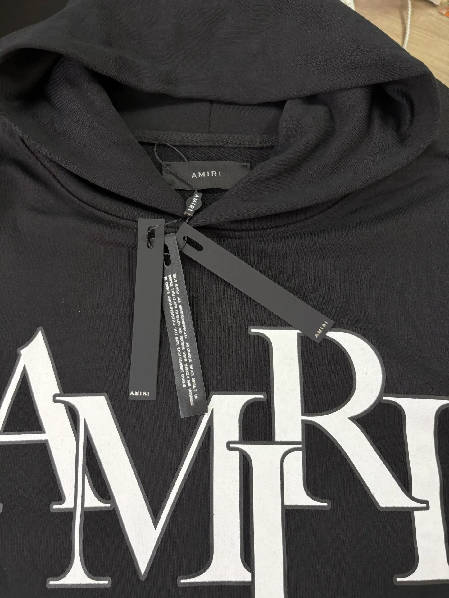 900 P220 autumn and winter new product AMIRI real shot sweatshirt black hanging shot S. M. L. XL
