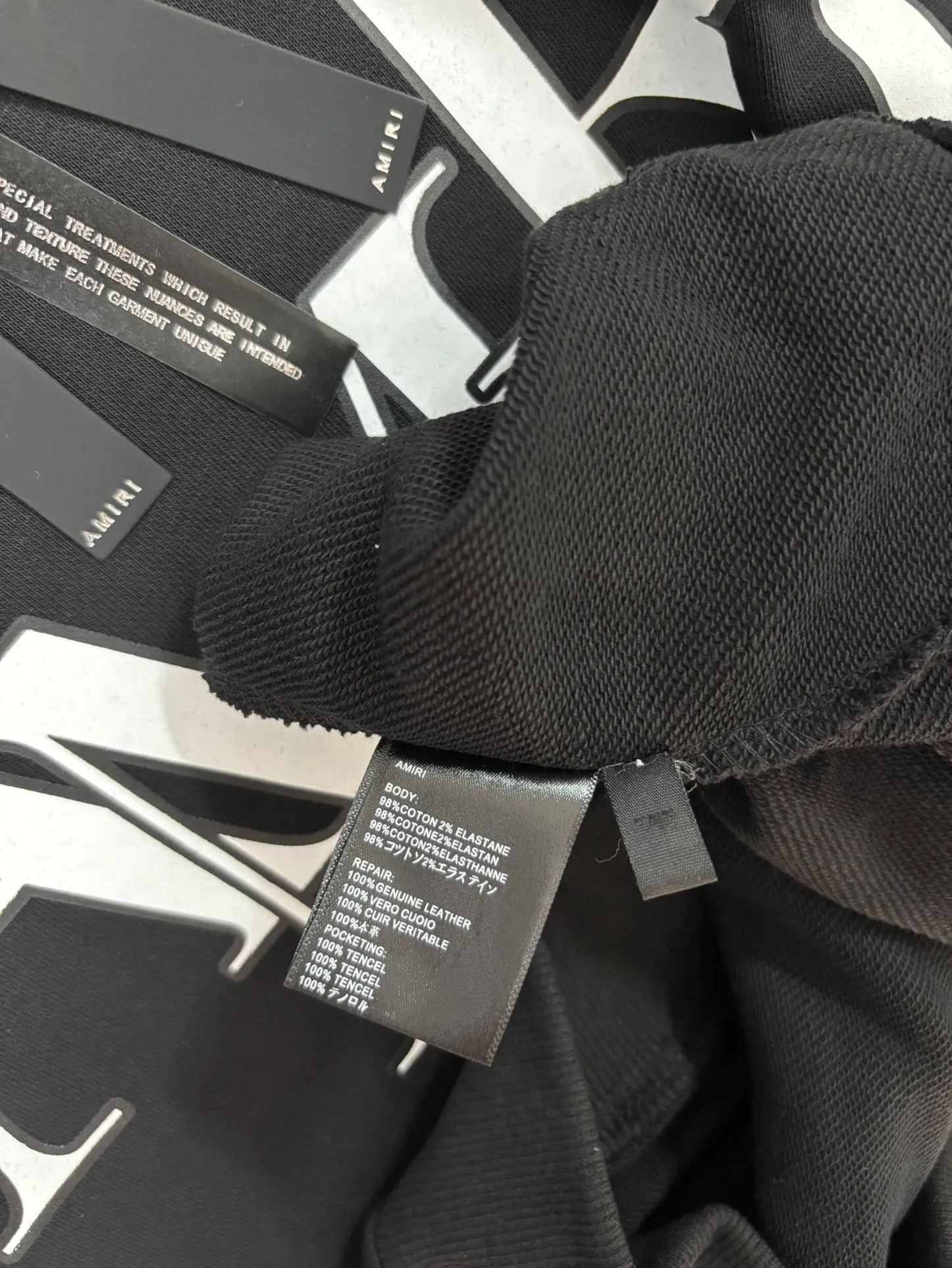 900 P220 autumn and winter new product AMIRI real shot sweatshirt black hanging shot S. M. L. XL