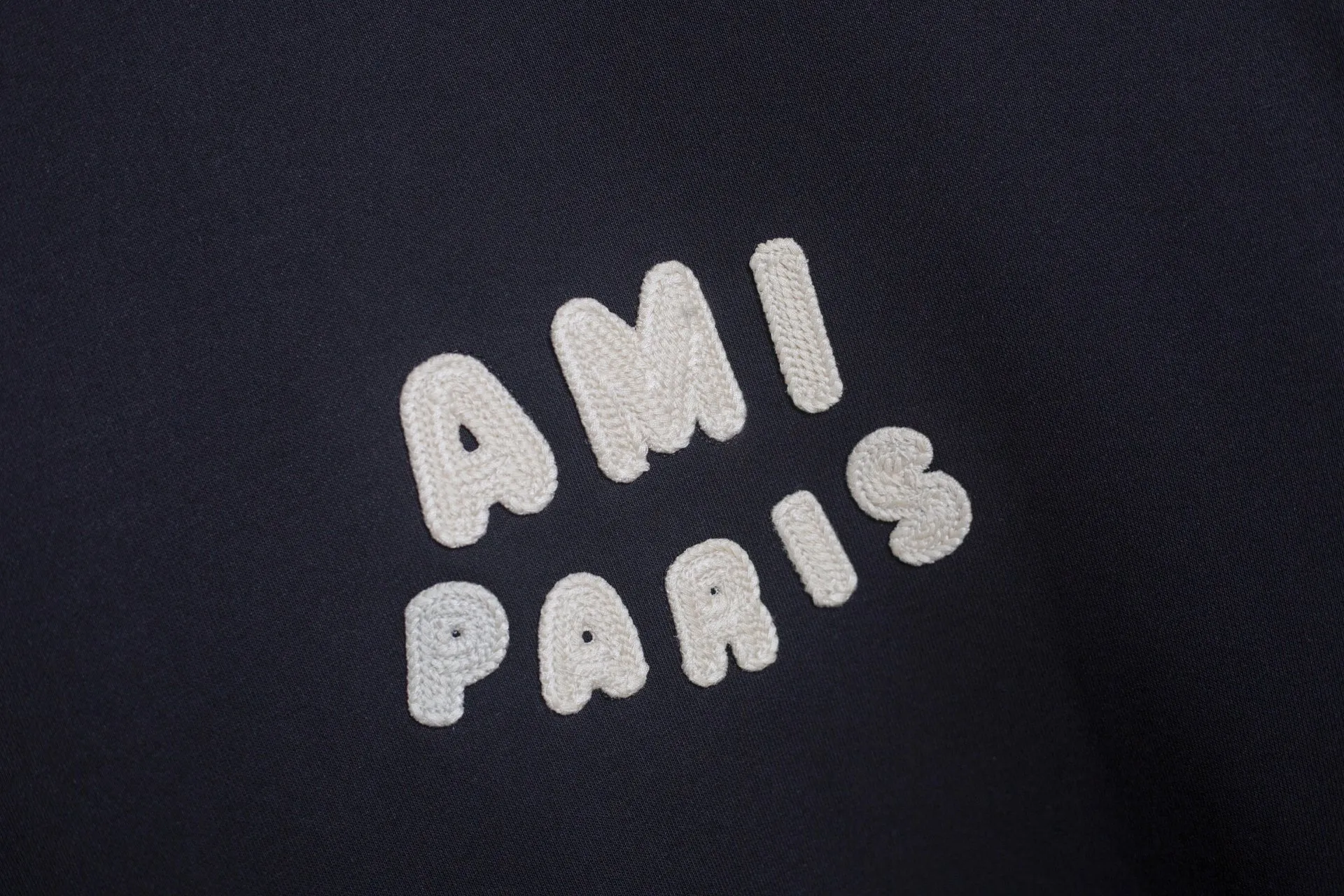 P160 AMI 25 autumn and winter new classic eight-letter custom stamp, customized 360g pure cotton fabric, high version, new main wheat, washed wheat, same style for men and women, color: black, size: S-XL