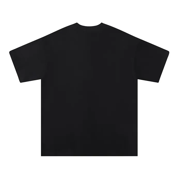 Style number: 691 P120 Fabric: 260g double yarn AMIRI 2025 spring and summer new logo round neck T-shirt high street men and women loose classic cracked letter short sleeves Color: White Black Size: S M L XL