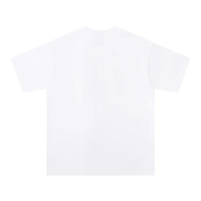 Style number: 691 P120 Fabric: 260g double yarn AMIRI 2025 spring and summer new logo round neck T-shirt high street men and women loose classic cracked letter short sleeves Color: White Black Size: S M L XL