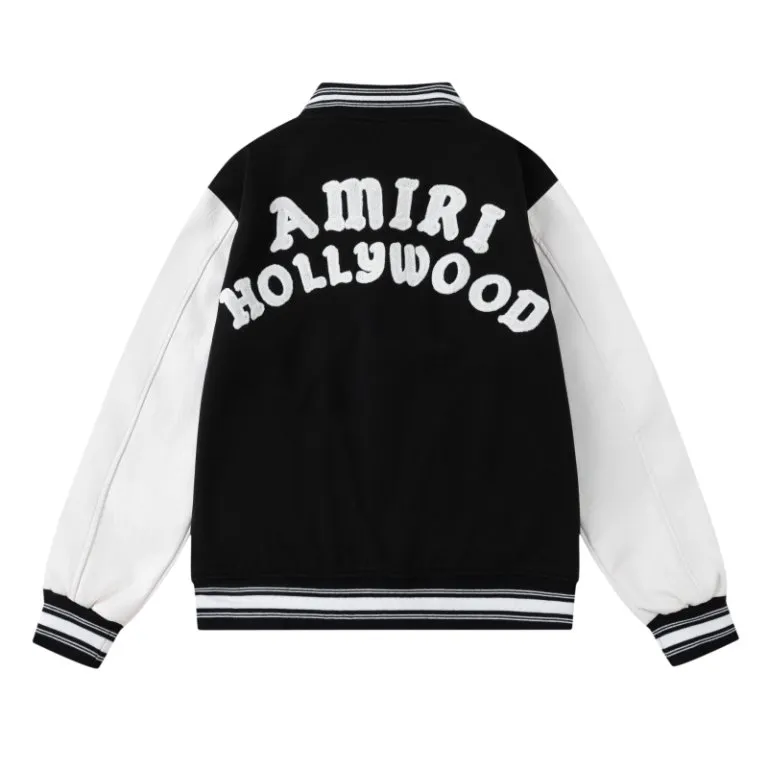 P476 7187#AMIRI classic embroidery LOGO, color: black, size: S M L XL