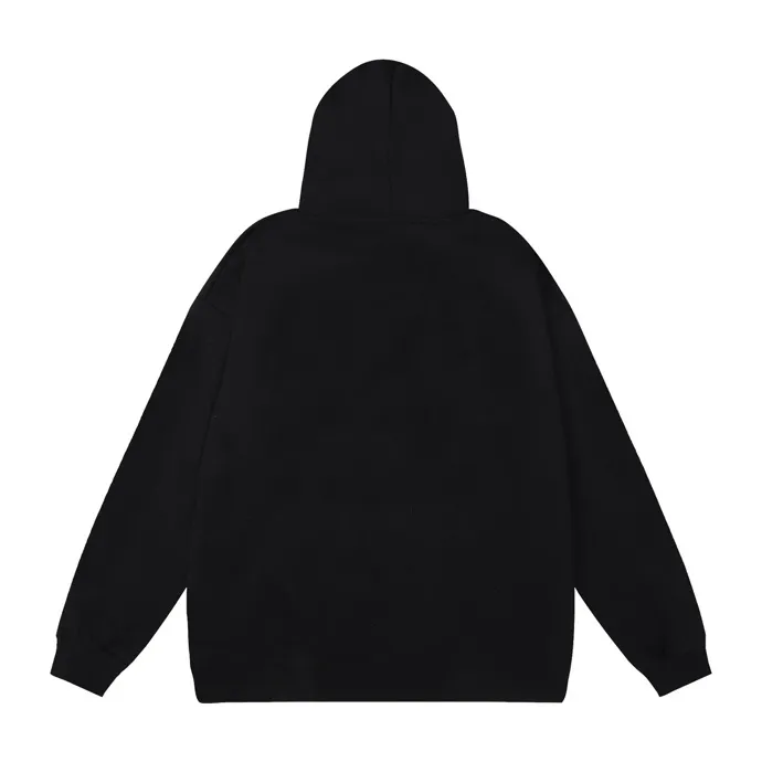 Style number: 871 P220 Fabric: 360g pure cotton terry sweatshirt AMIRI 2025 autumn and winter new logo hooded terry sweatshirt high street unisex loose classic letter jacket Color: Black White Size: S M L XL