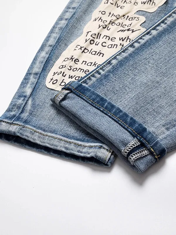 P246 💰 (Top version) AMIRI popular high street jeans slim fit stretch washed knife cut trousers for men. AMIRI amiri is transliterated as Emil, which is the name of the founder. Mike Amiri, the founder of amiri, grew up in Los Angeles, USA. He was influenced by local street culture and Punk Rock since childhood, so he founded the amiri brand named after himself. A variety of trendy clothing meets the needs of different fashion players. Amiri clothing has novel and unique styles and is a well-known street brand in the United States. The styles and styles of many clothes are loved by many street photographers. The various clothing styles meet the dressing needs of different people, show their unique temperament, and show the trend of dressing. amiri's jeans are relatively famous. Not only do they have many styles, but the quality of the jeans is also very good. Many celebrities have also worn amiri brand jeans. Color: Picture color Size: 28, 30, 32, 34, 36 28 30 32 34 36 Waist 71 76 81 86 91 Qianlang 26.5 27.5 28.5 29.5 30.5 Hou Lang 37 38 39 40 41 Foot 14 14.8 15.6 16.4 17.2 Foreign Minister 100 102 104 106 107