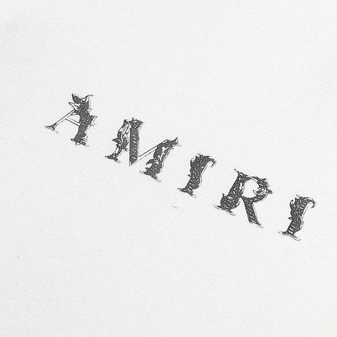 Style number: 880 P220 Fabric: 360g pure cotton terry sweatshirt AMIRI 2025 autumn and winter new logo hooded terry sweatshirt high street unisex loose classic letter jacket Color: black Size: S M L XL