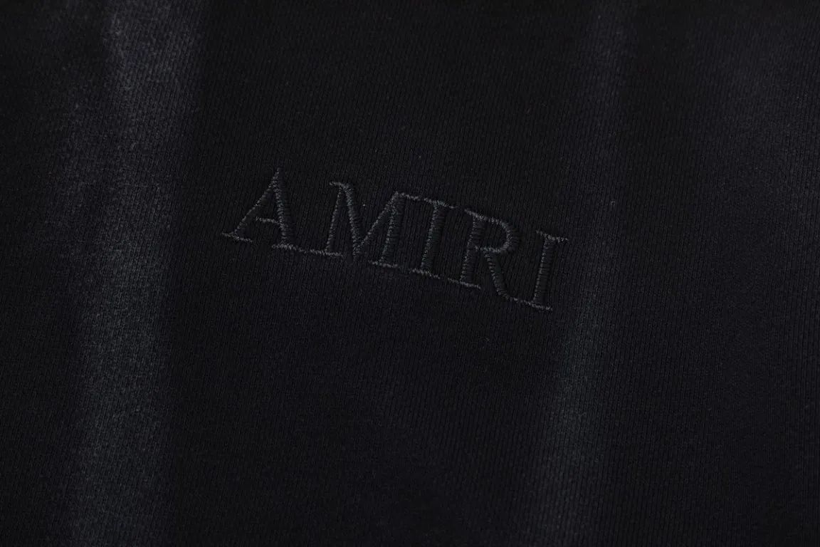 P320 7195#AMIRI classic logo embroidery, color: black, size: S M L XL