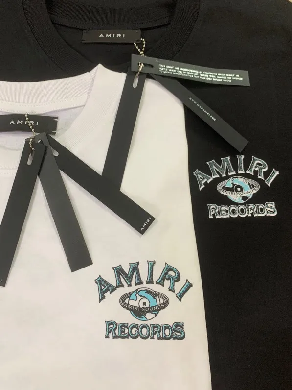 699 P120 AMIRI real shot black white hanging S. M. L. XL