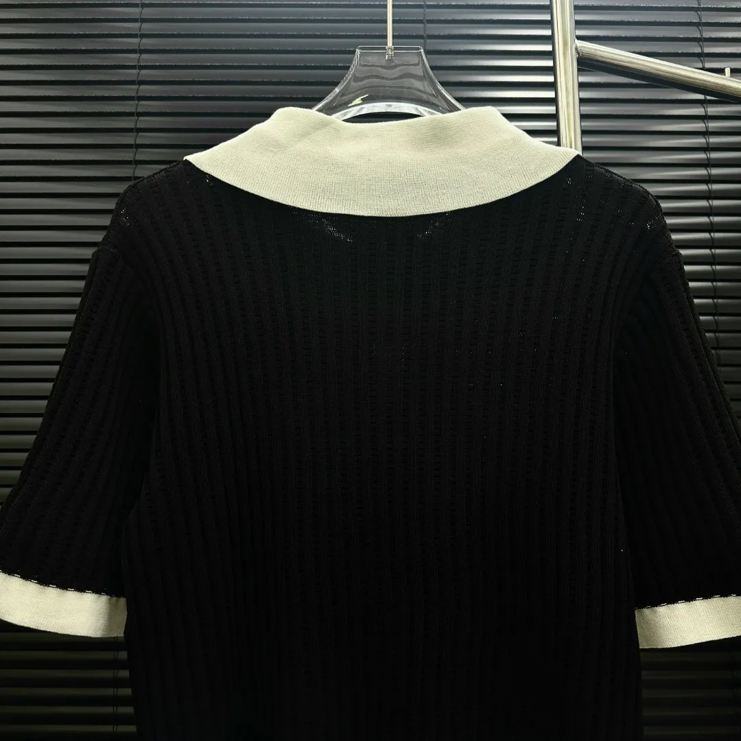 P300 Style: AMIRI patchwork embroidered knitted POLO Size: S-XXL Fabric: Wool blend Accessories: Full set of customized original accessories No gender distinction, same style for men and women