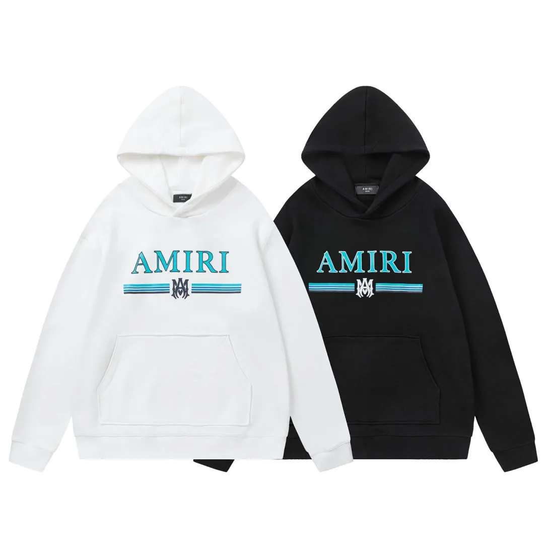 7169#P300AMIRI printed LOGO, color: black, white. Size: S M L XL