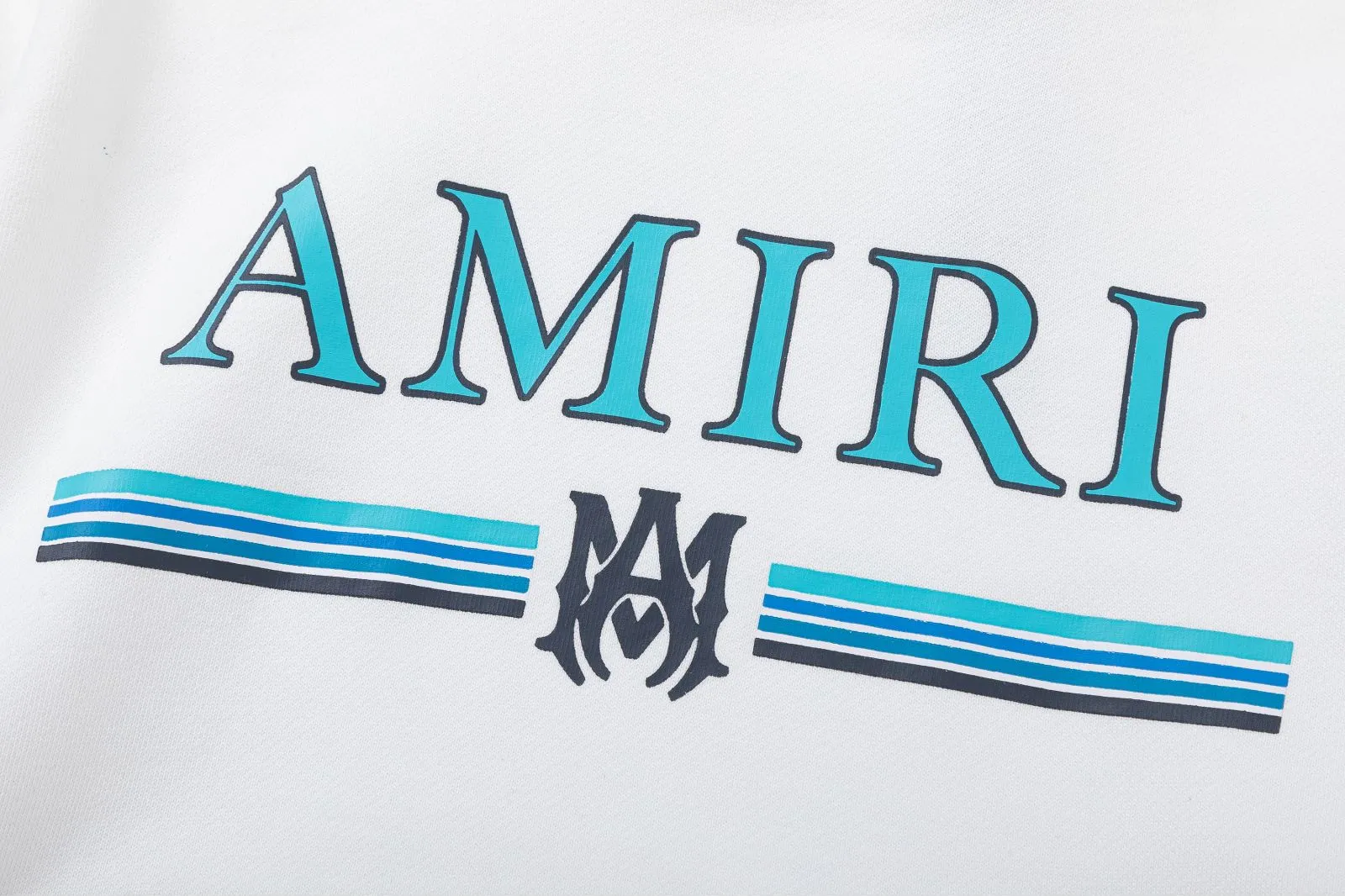 7169#P300AMIRI printed LOGO, color: black, white. Size: S M L XL