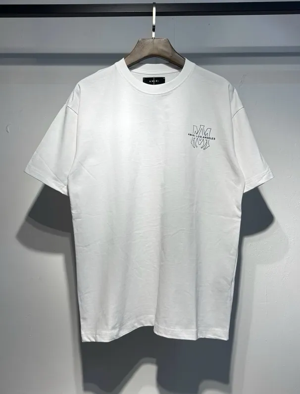 724 model P126 AMIRI real shot black white hanging cashew nut flower letters S. M. L. XL