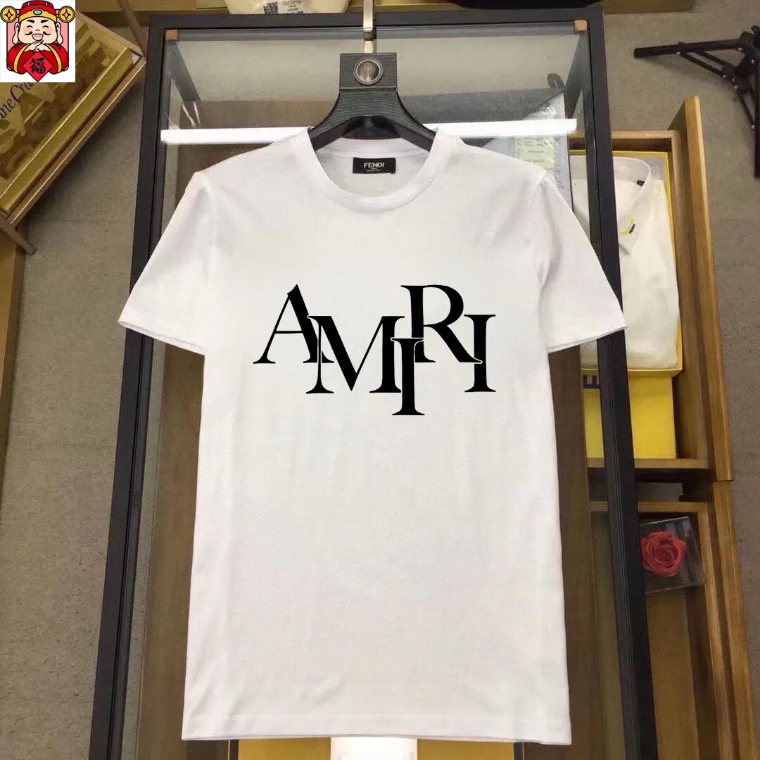 P320 [AMIRI] (Fat Man Gospel) The same style as the 2025 official website. World-renowned luxury brand. Summer men's (double mercerized) high-quality 🐂 suit. It is made of imported original fabrics. It is fashionable and trendy in the season. It is versatile and popular. Simple and elegant, precise workmanship allows you to be at the top of fashion. Size: M-5XL (can be worn up to 220 pounds)