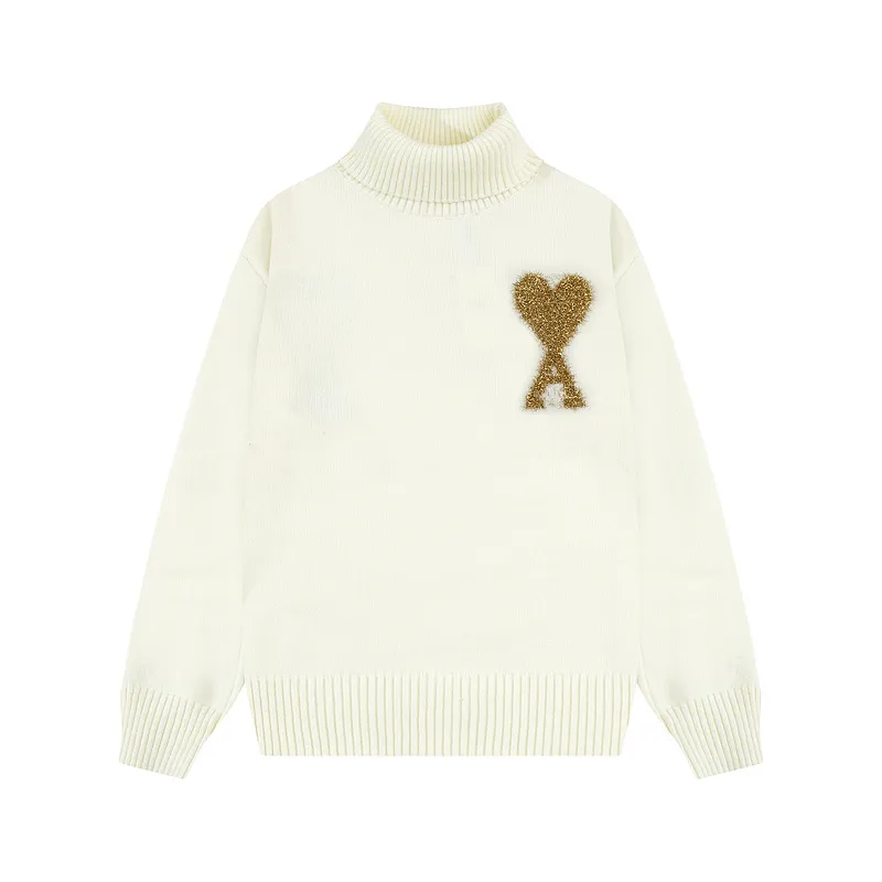 Ami Paris 2024 new autumn and winter turtleneck sweater SMLXL