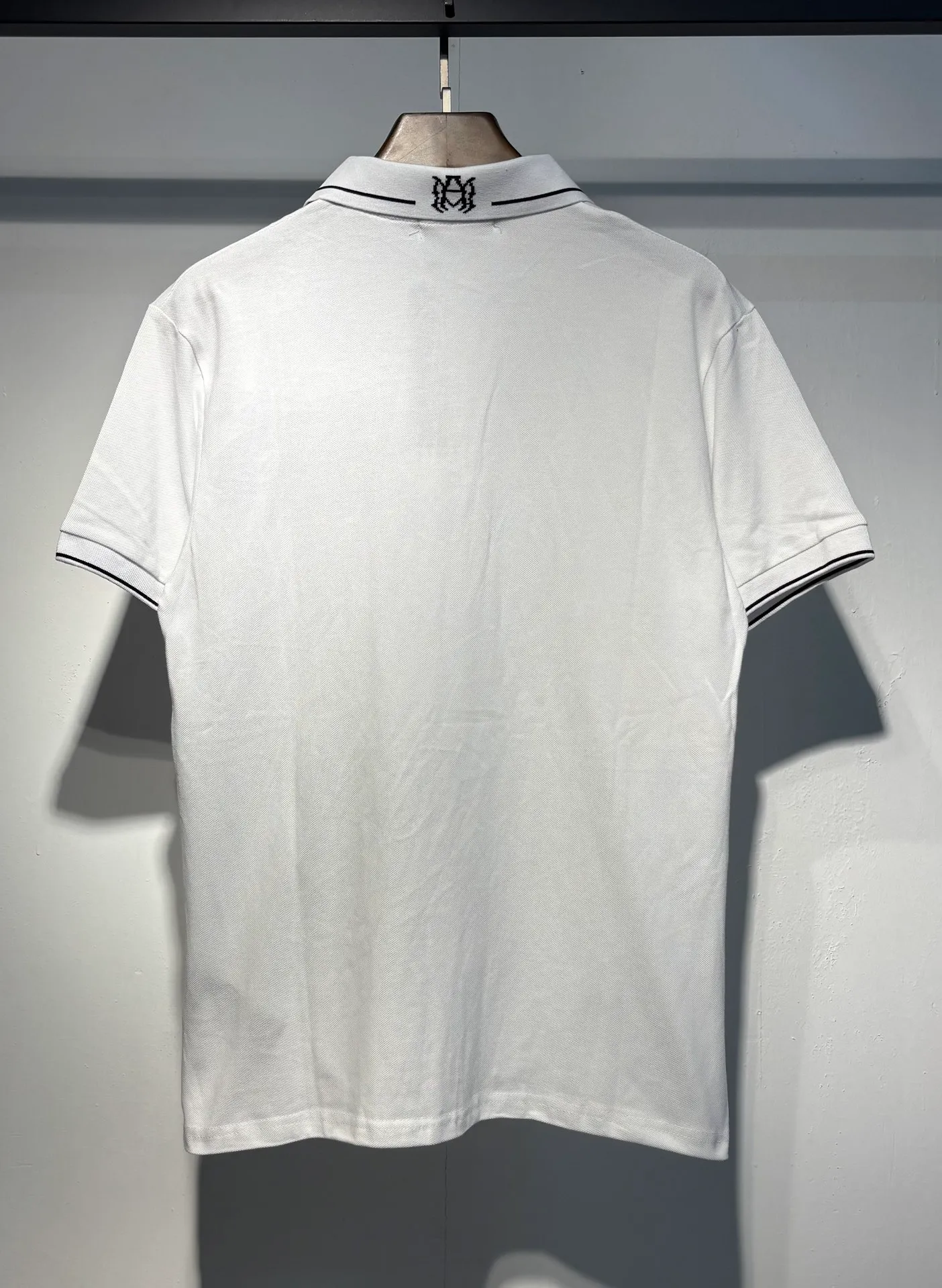P166 New AMIRI embroidered POLO reverse collar shirt S. M. L. XL
