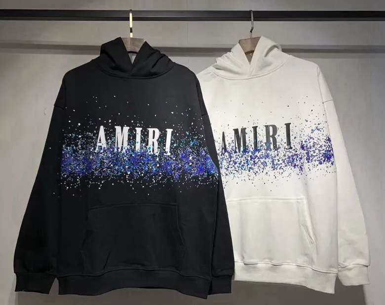 857 P230 AMIRI real shot sweatshirt black hanging shot S. M. L. XL
