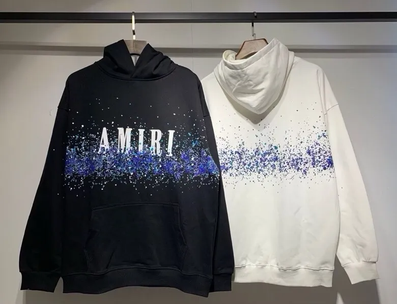 857 P230 AMIRI real shot sweatshirt black hanging shot S. M. L. XL