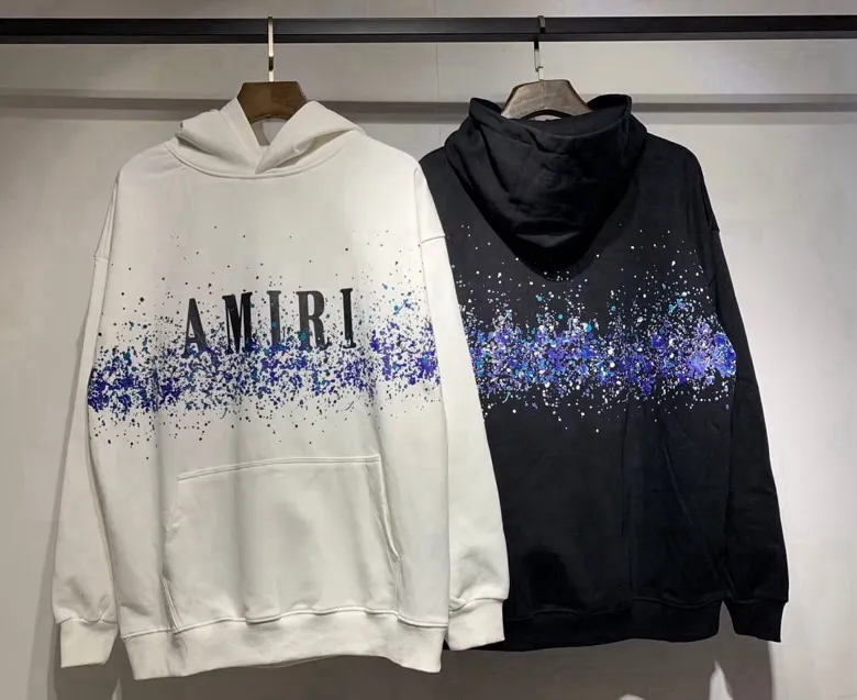 857 P230 AMIRI real shot sweatshirt black hanging shot S. M. L. XL