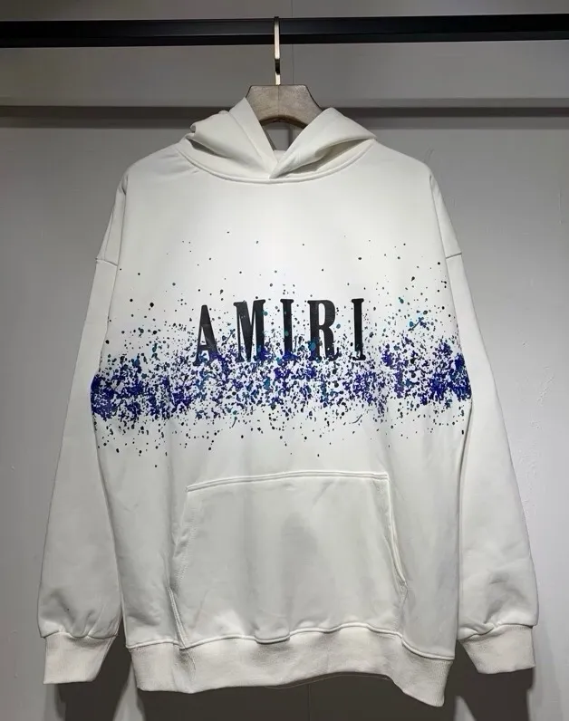 857 P230 AMIRI real shot sweatshirt black hanging shot S. M. L. XL