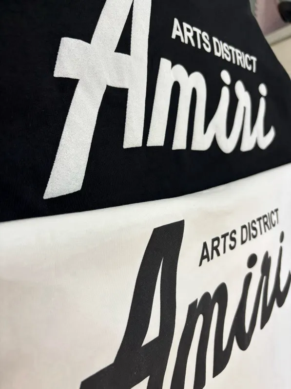 P114 AMIRI real shot black white hanging shot S. M. L. XL