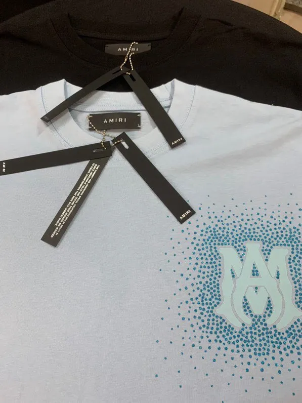 692 P126 AMIRI real shot black blue hanging S. M. L. XL