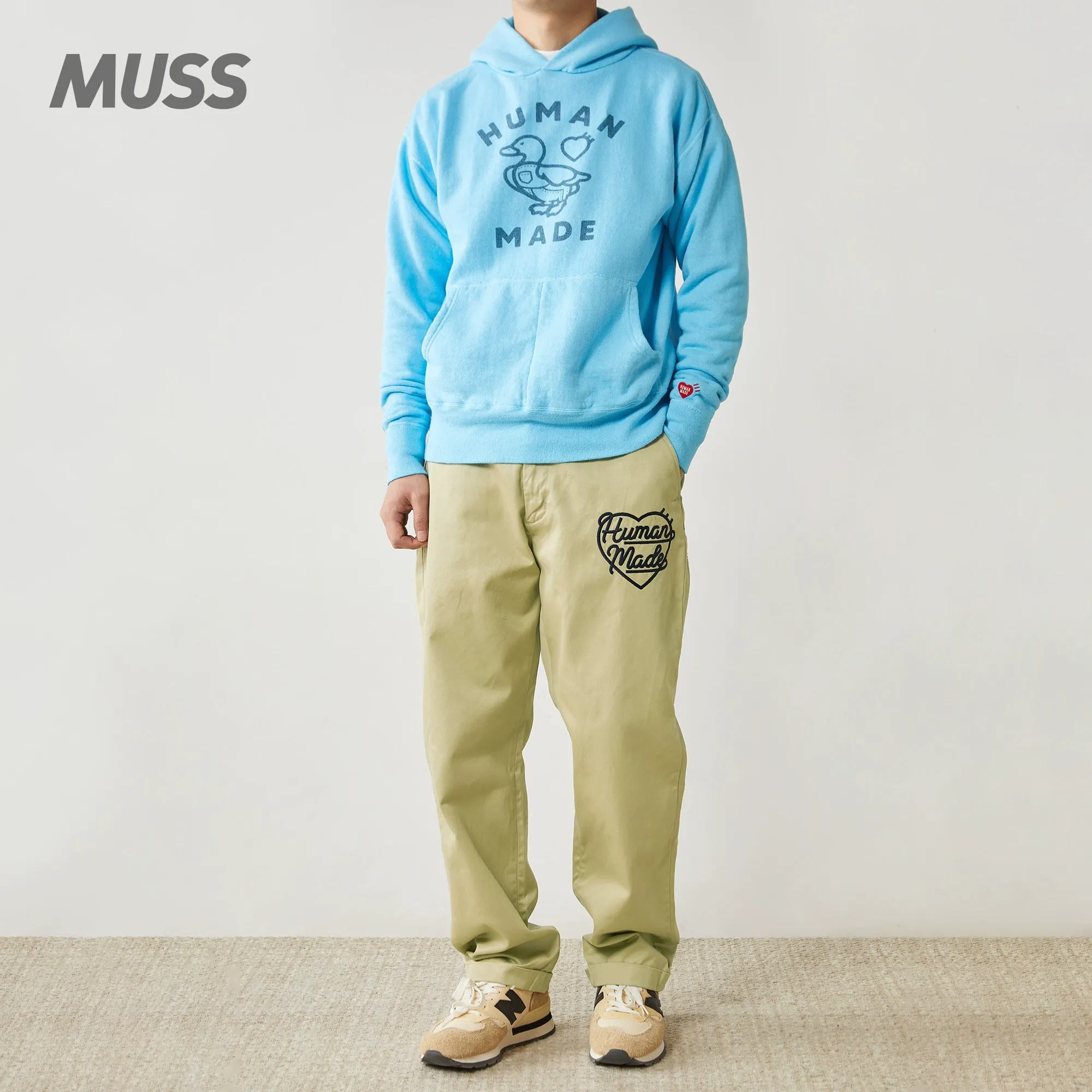 HUMAN MADE TSURIAMI HOODIE duck love hooded sweatshirt S M L XL