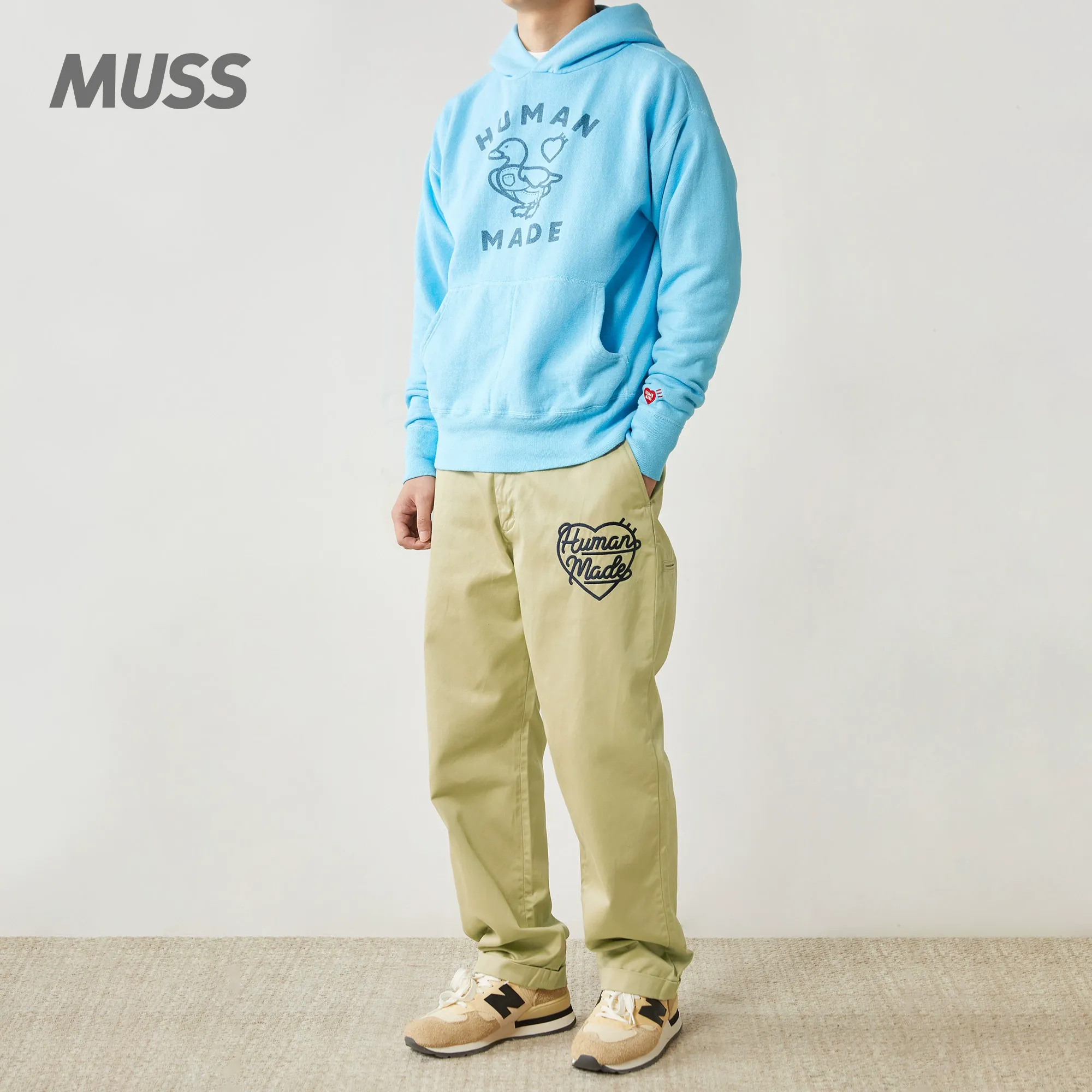 HUMAN MADE TSURIAMI HOODIE duck love hooded sweatshirt S M L XL
