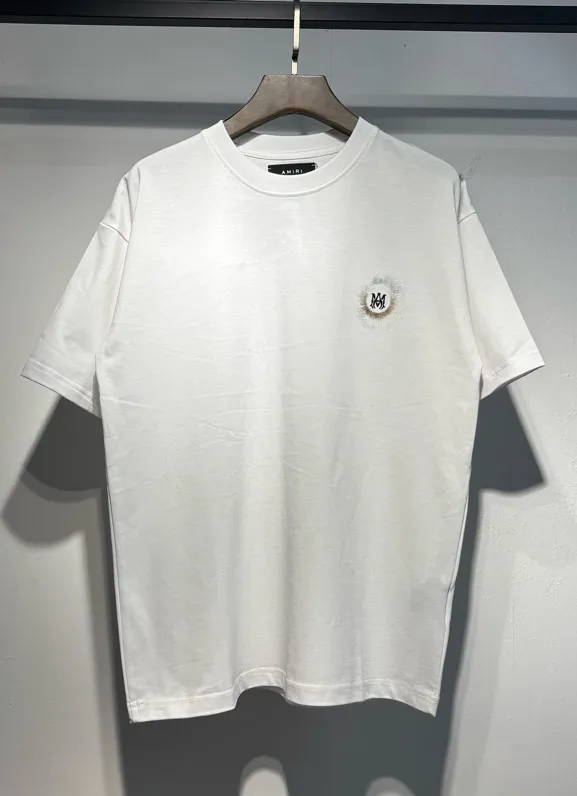 725 model P126 AMIRI real shot black white hanging sun black hole star letters S. M. L. XL